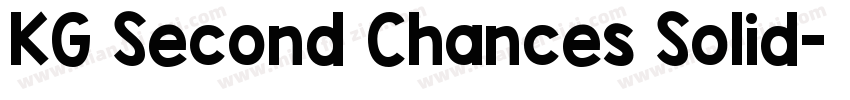 KG Second Chances Solid字体转换